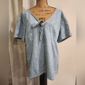 OLD NAVY DENIM BLOUSE SIZE XL